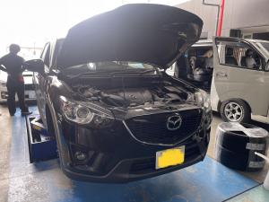 守口市で創業25年信頼実績のオートスピリット　マツダCX8タイヤ交換致しました。